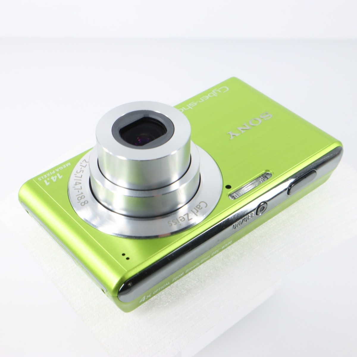 Mint] SONY Digital Camera Green DSC-W530 Cyber Shot 4x Optical