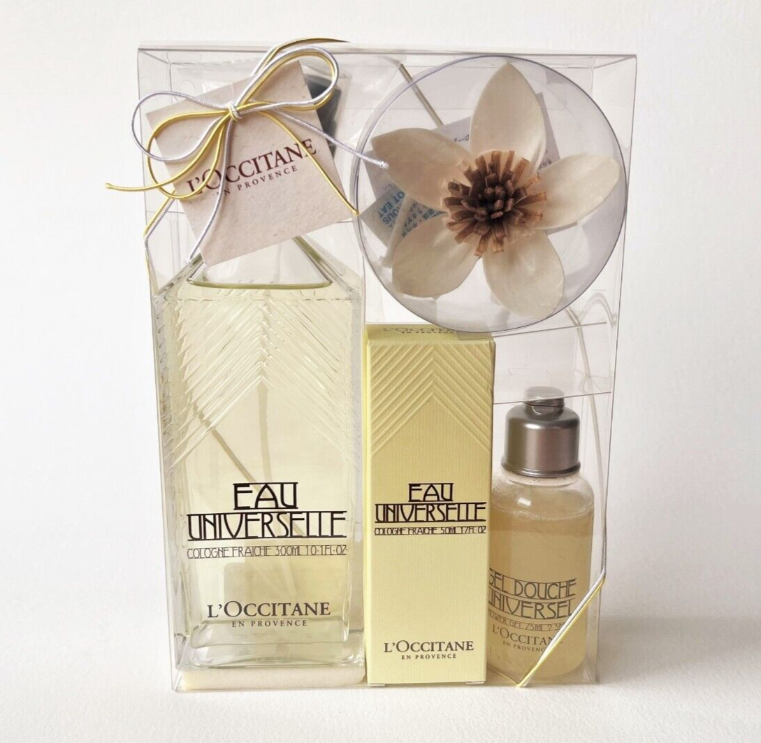 L'Occitane EAU UNIVERSELLE Cologne Fraiche 300 ml + 50 ml, Shower
