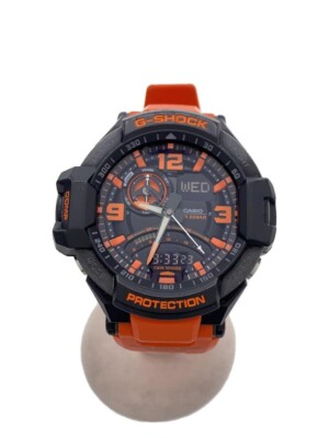 CASIO GA-1000-4A G-SHOCK SKY COCKPIT Quartz Orange Black