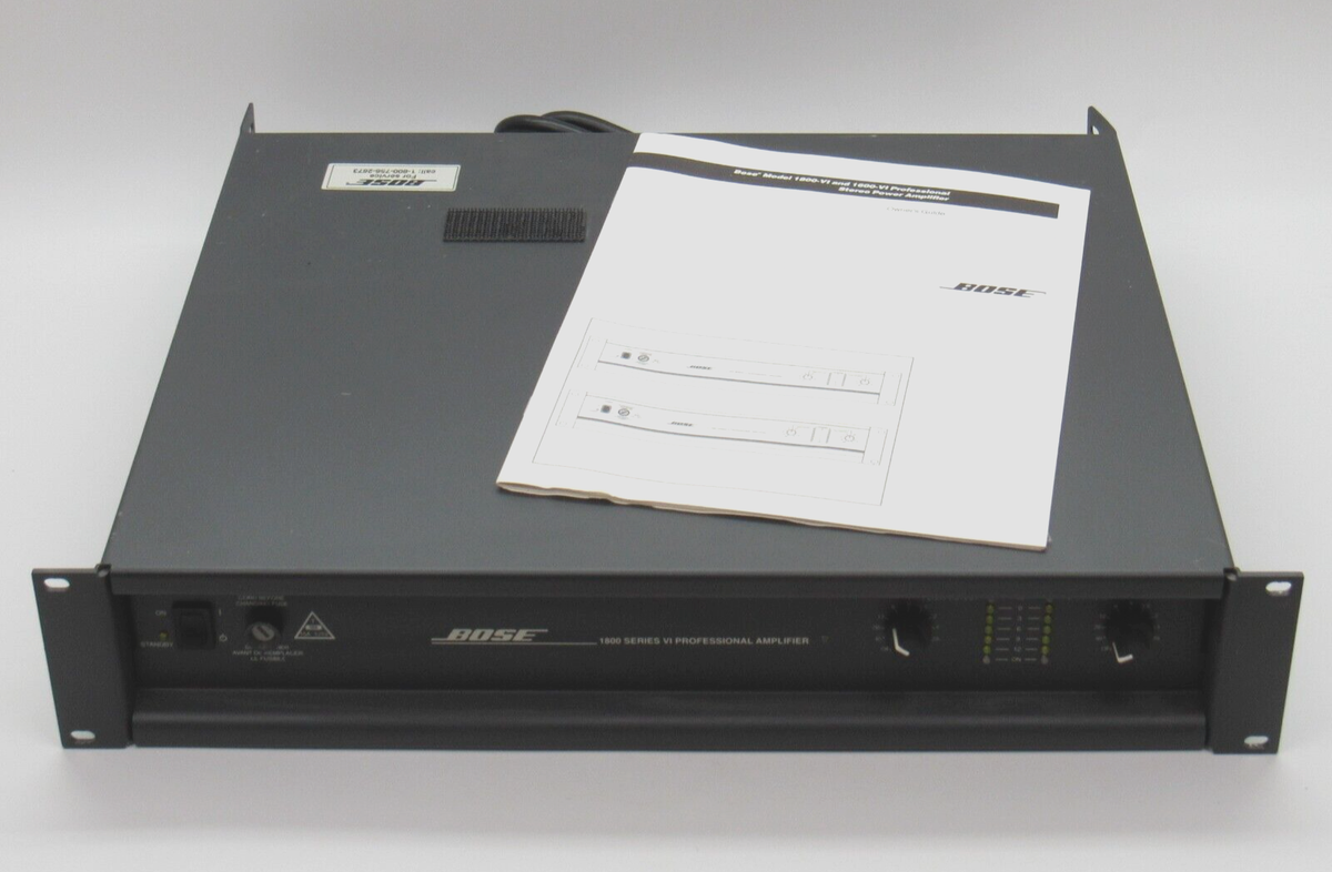 Bose 1800 Series VI Professional Amplifier 2 Channel 600W Each | eBay
