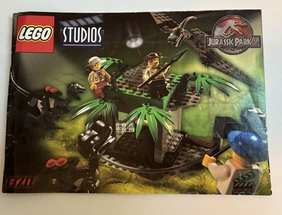 LEGO Studios 1370 Jurassic Park III Raptor Rumble 100% complete +