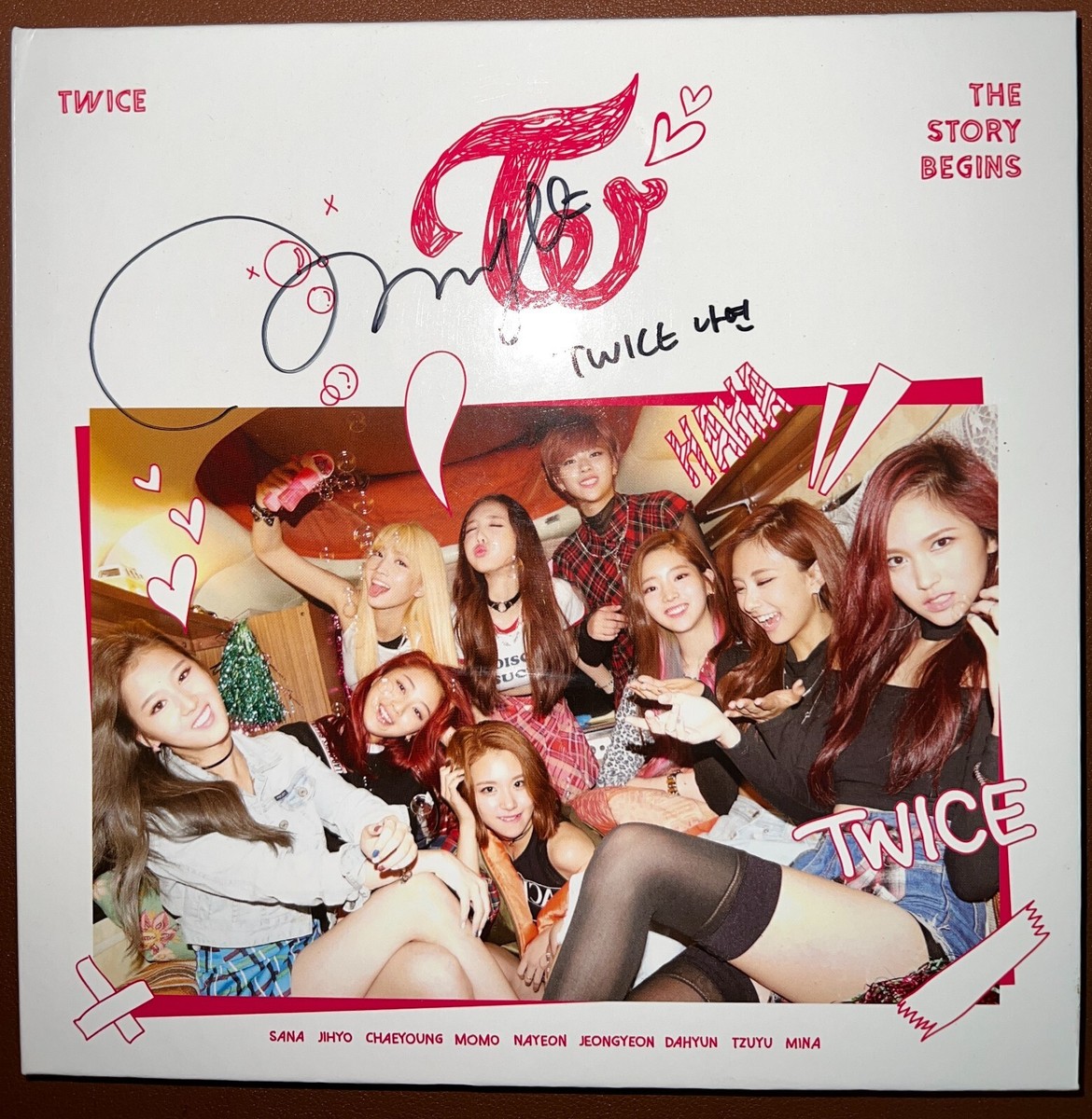 TWICE [THE STORY BEGINS] NAYEON Autographed Signed Album SIXTEEN