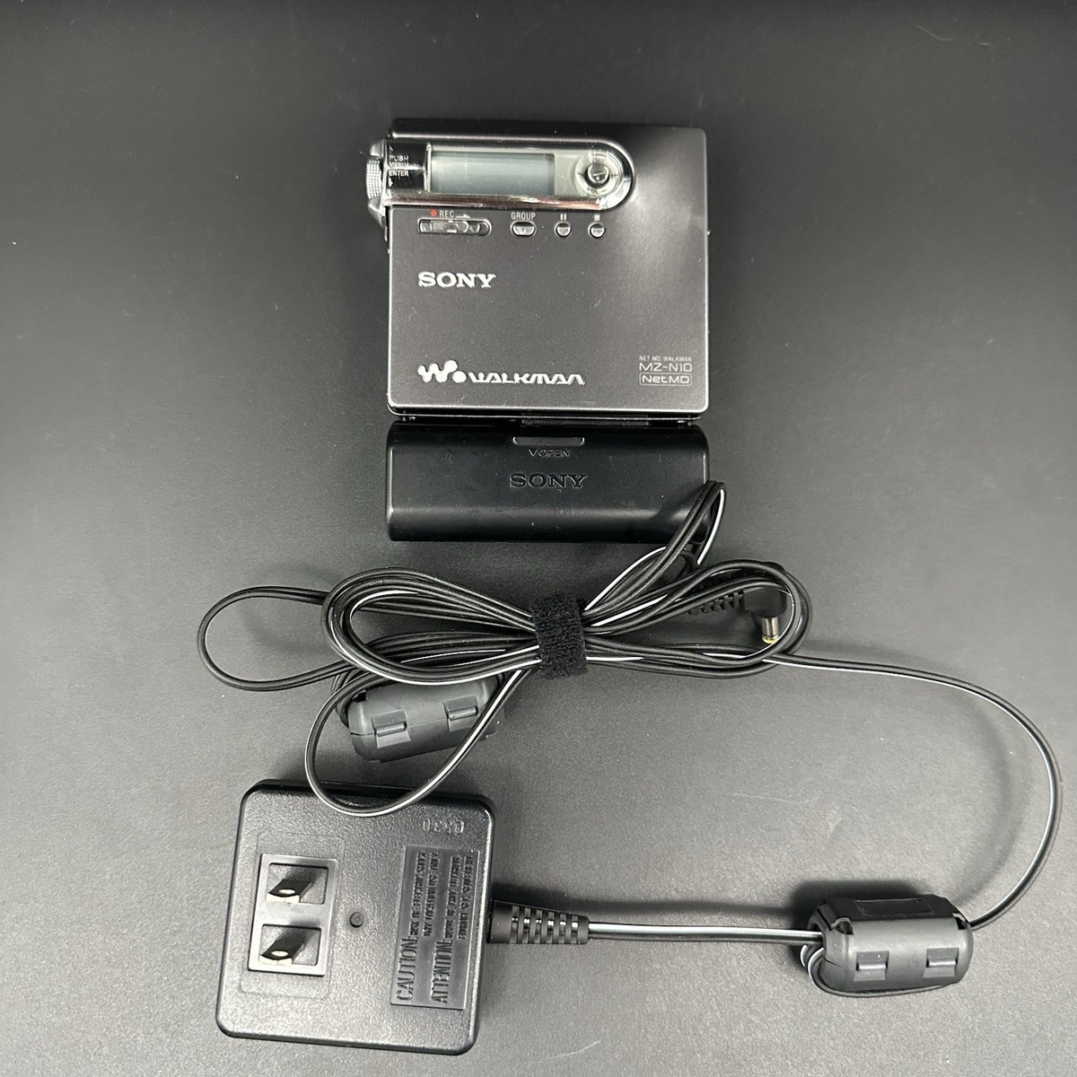SONY MZ-N10 NET MD WALKMAN Gray Fully Tested Working | eBay