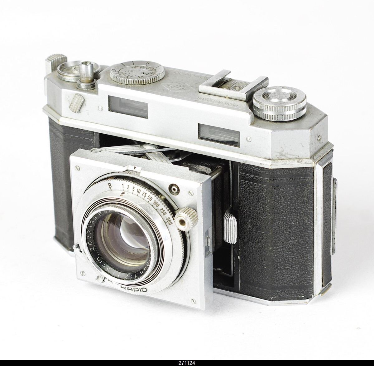 Agfa Karat 36 Folding Rangefinder Camera W/ Rodenstock Heligon 2