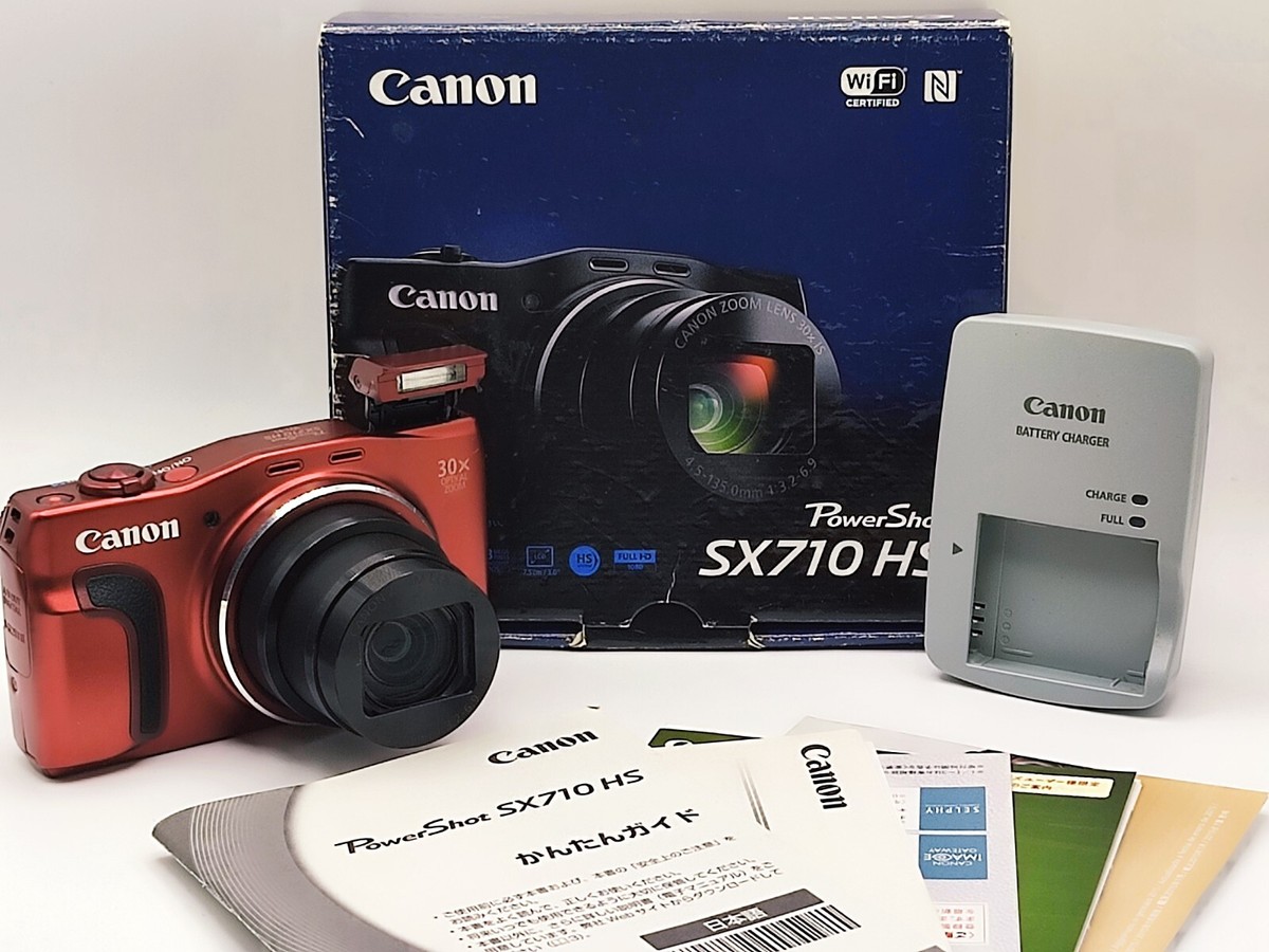 Canon PowerShot SX710 HS Red Compact Digital Camera WiFi EnglishOK