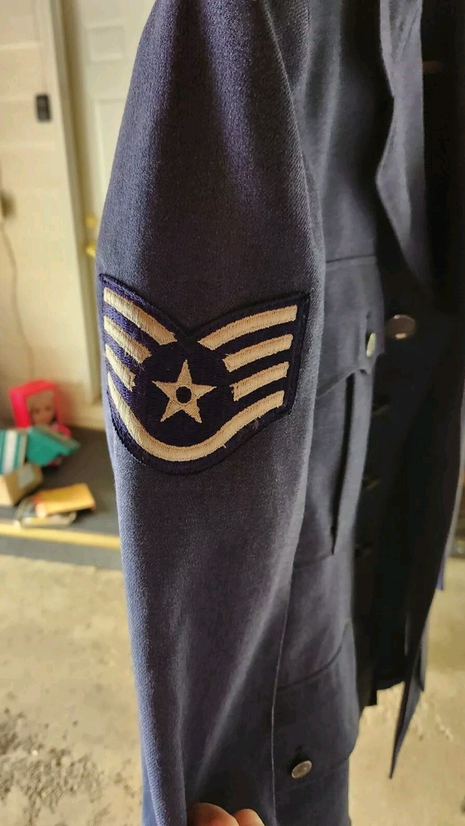 US Air Force Dress Service Jacket Coat Military USAF Size 38-S