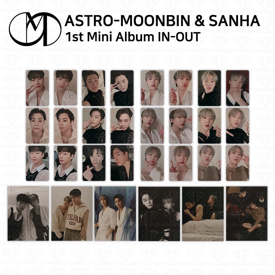 Astro Moonbin Sanha 1st Mini Album In-Out Official Photocard Fade