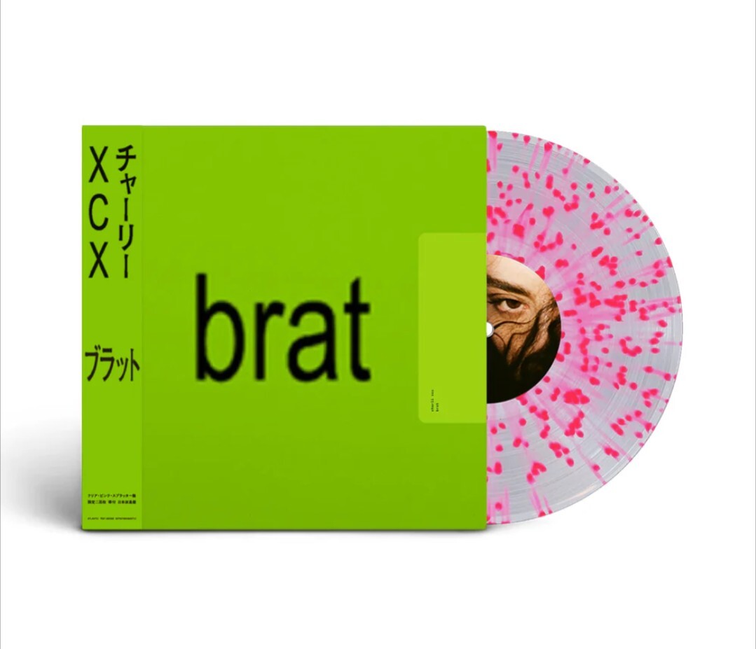 Charli XCX Brat Obi Vinyl X/200 Japan Big Love Records Clear Pink