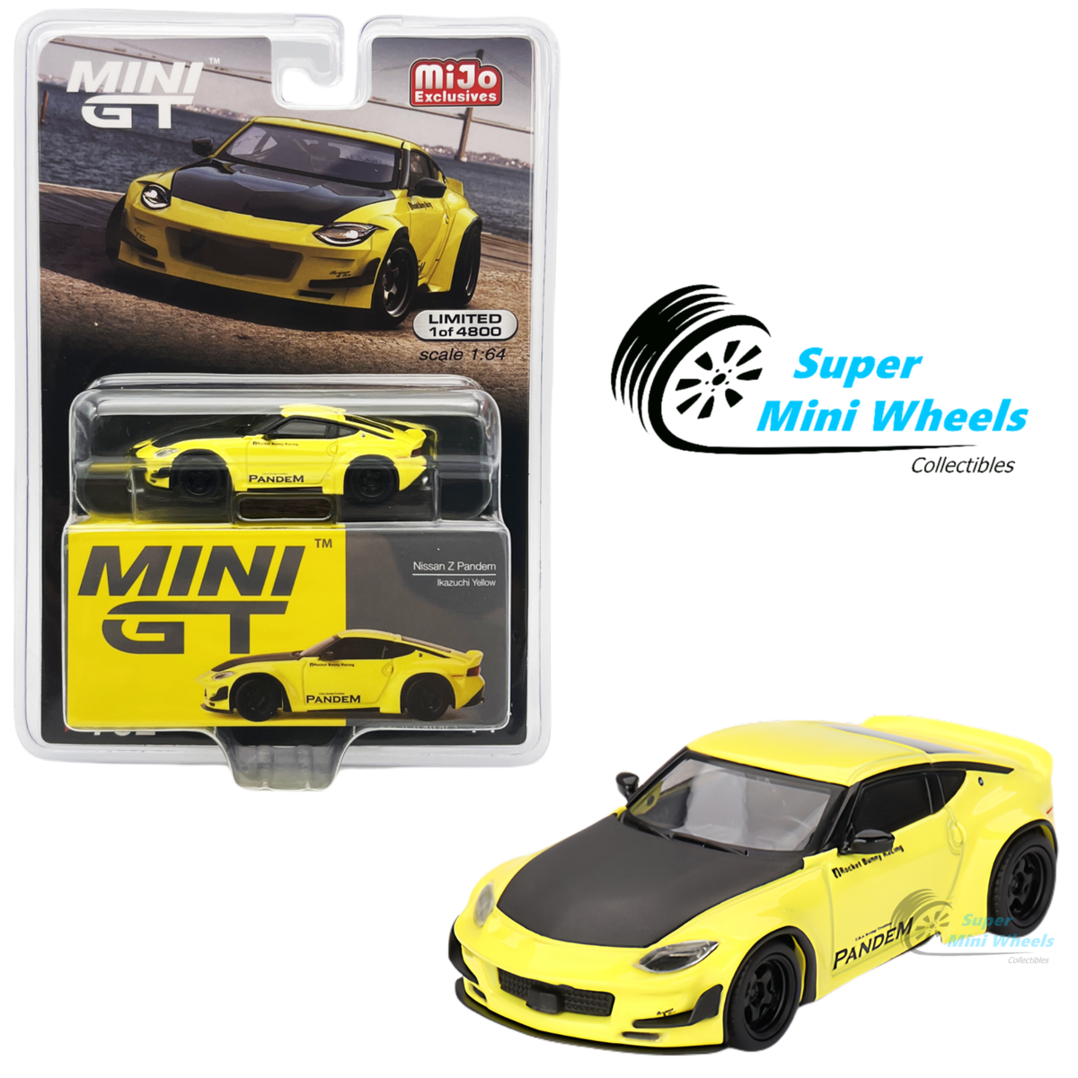 Mini GT 1:64 Nissan Z Pandem Ikazuchi Yellow #752 | eBay