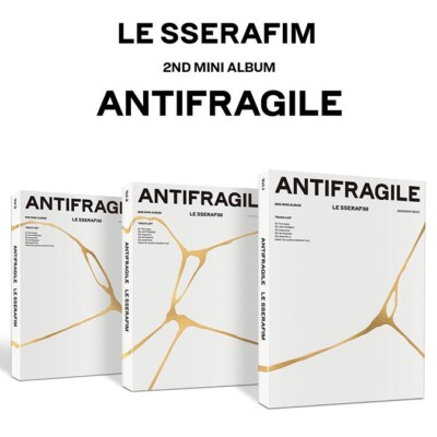 LE SSERAFIM ANTIFRAGILE Album 3 Ver SET 3CD+3 Photo Book+6 Card+3