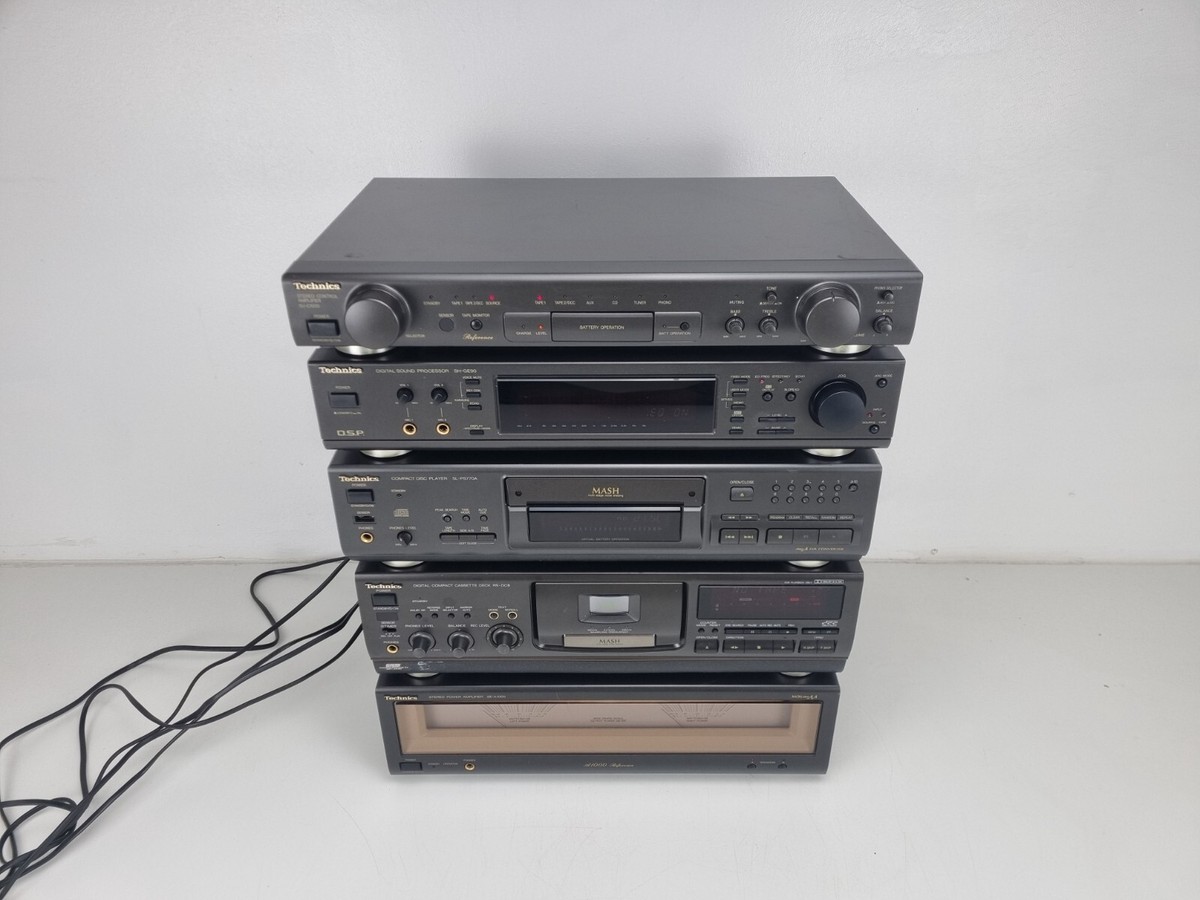 Technics SU-C1000 pre amp- SH-GE90 - SL-PS770a cdp - RS-dc8 dccd