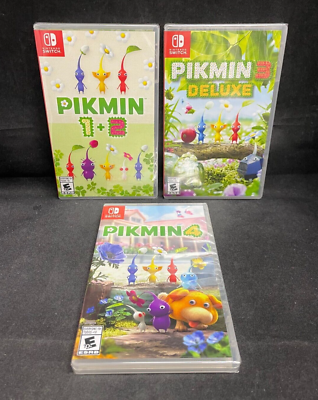Pikmin Bundle (1 + 2 , 3 Deluxe & 4) (Nintendo Switch) BRAND NEW