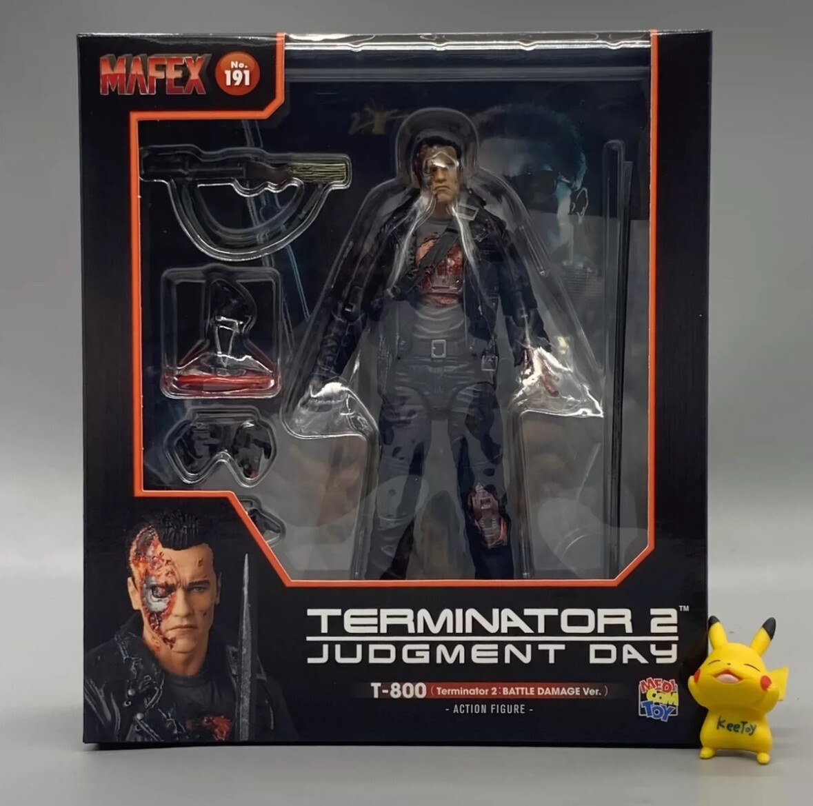 Original MAFEX No.191 Terminator T-800 T2 Battle Damage Ver Action