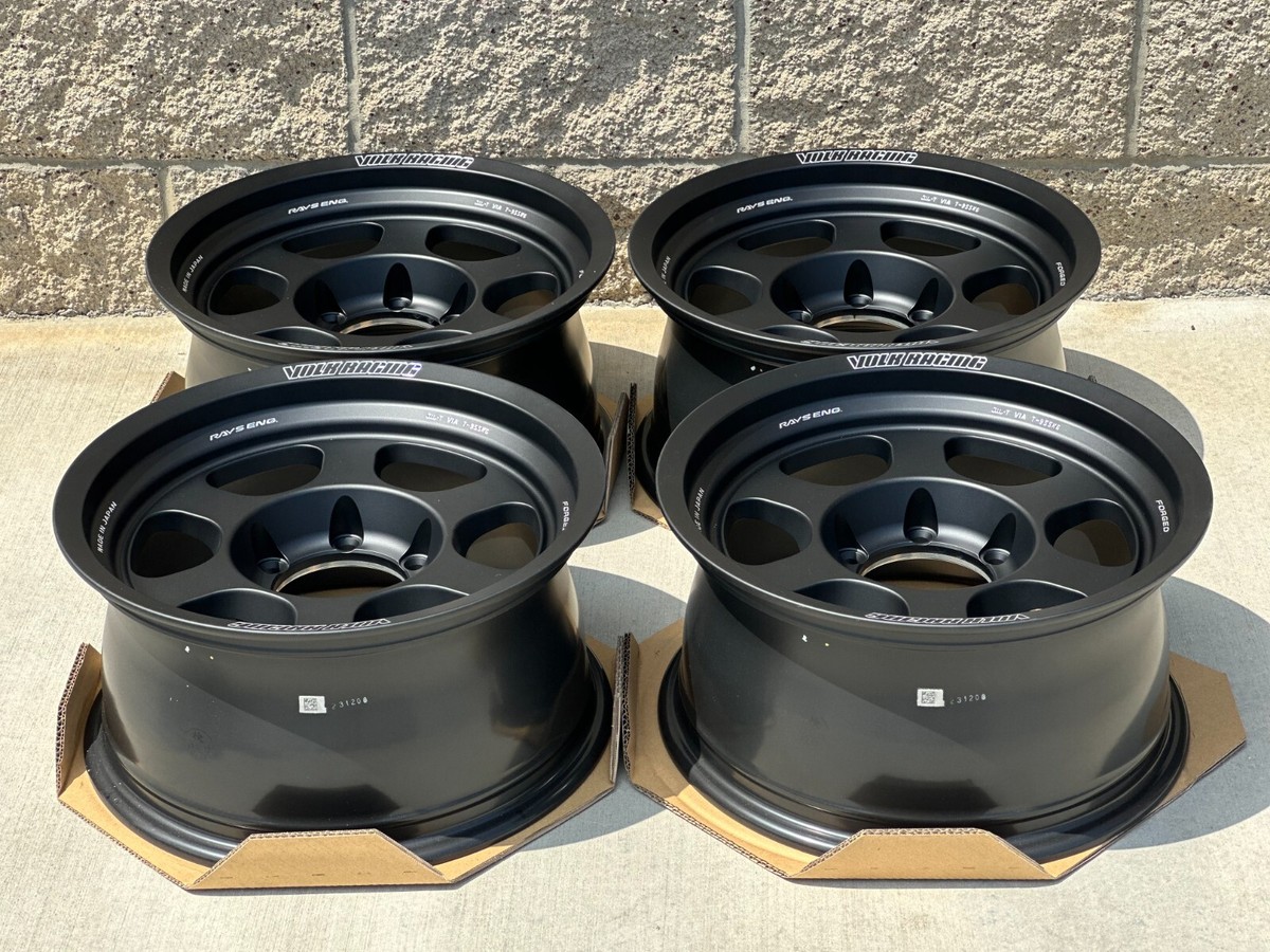 set of 4) Volk Racing TE37XT M-Spec 16x8 +0 6x139.7 Blast Black | eBay