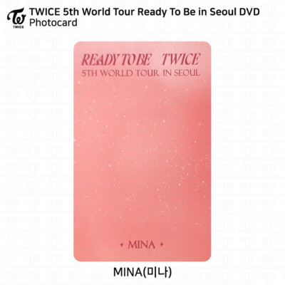 TWICE 5th World Tour Ready To Be in Seoul DVD JYP Shop POB