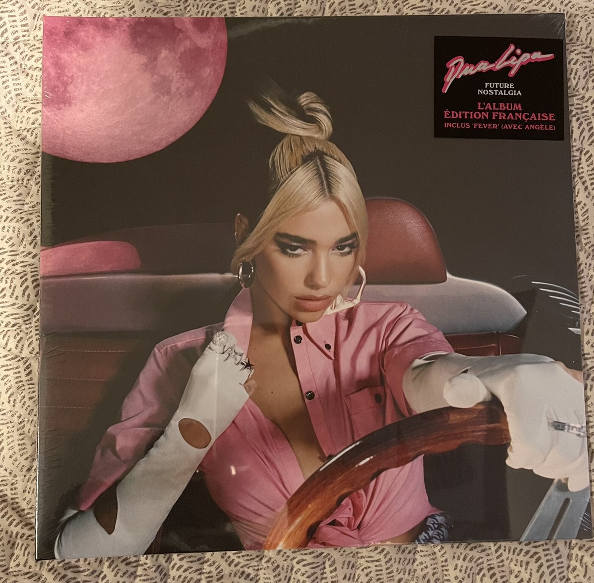 Rare Dua Lipa Future Nostalgia Alternative Pink Cover Vinyl French