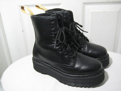Dr. Martens V Jadon II Mono Platform Black Vegan Unisex Boot Men 7