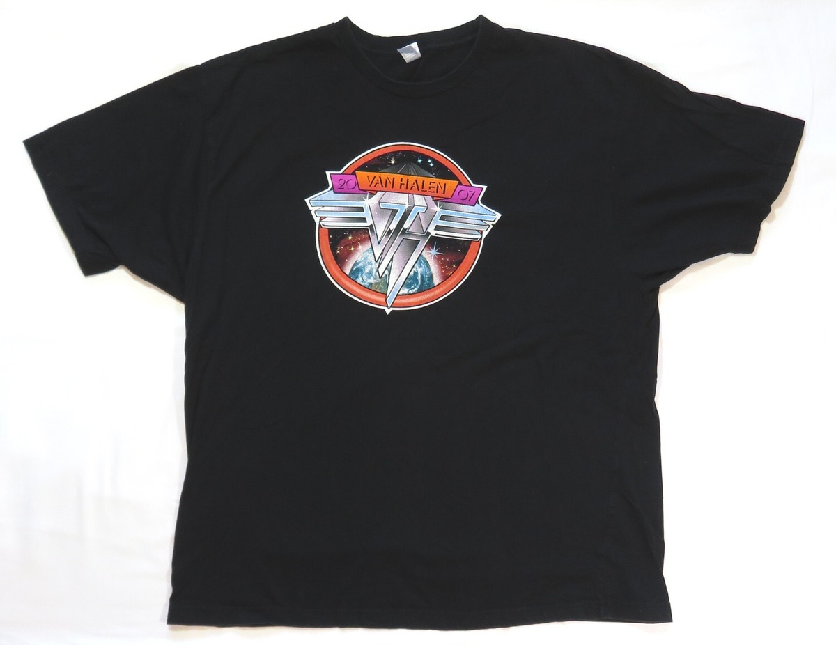 Van Halen Vintage T Shirt 2007 Concert Tour Anvil 2X Tag USA