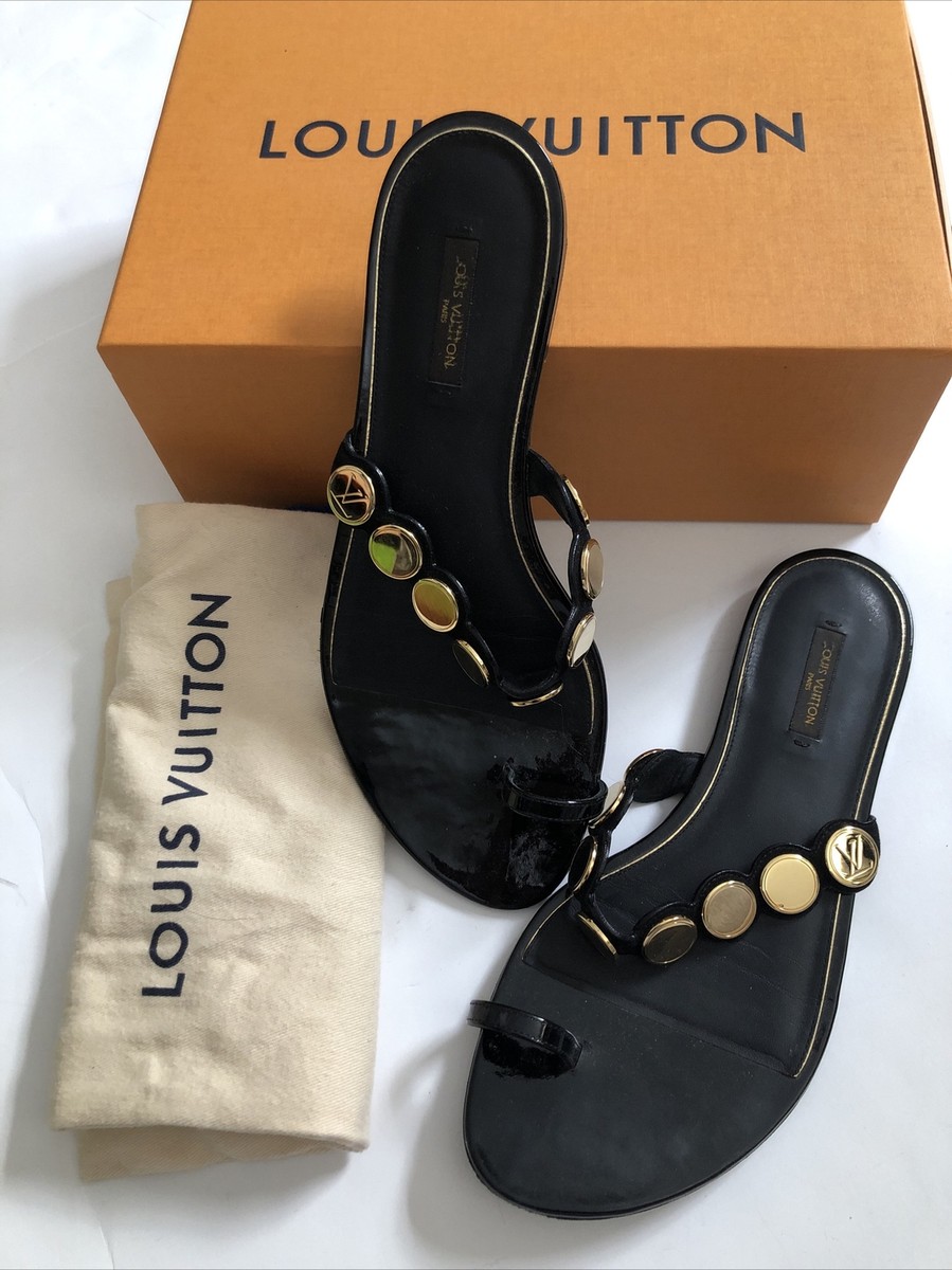 Louis Vuitton Flat Sandals Women Size 40 | eBay