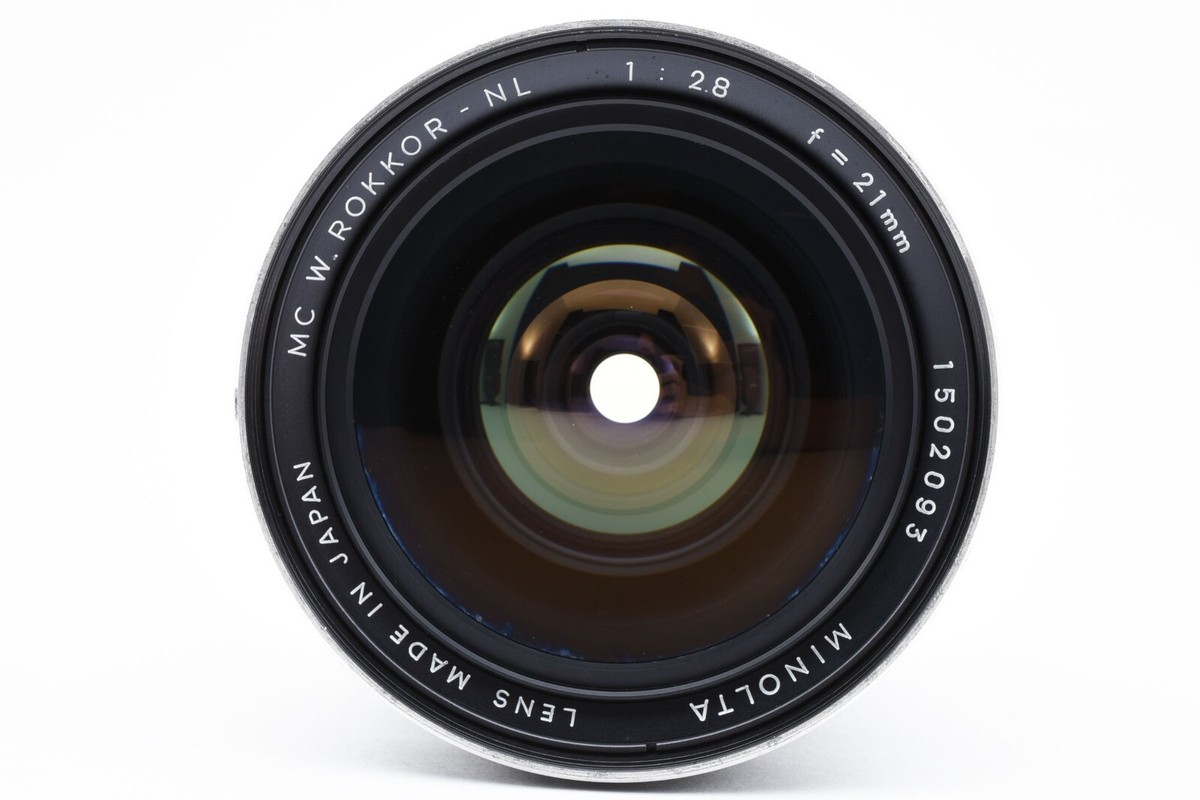 Minolta MC W.Rokkor-NL 21mm F2.8 Wide Angle Lens SR MC MD JAPAN | eBay