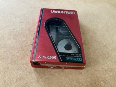 SONY WM-30 Walkman Cassette Player Red Good GP | eBay