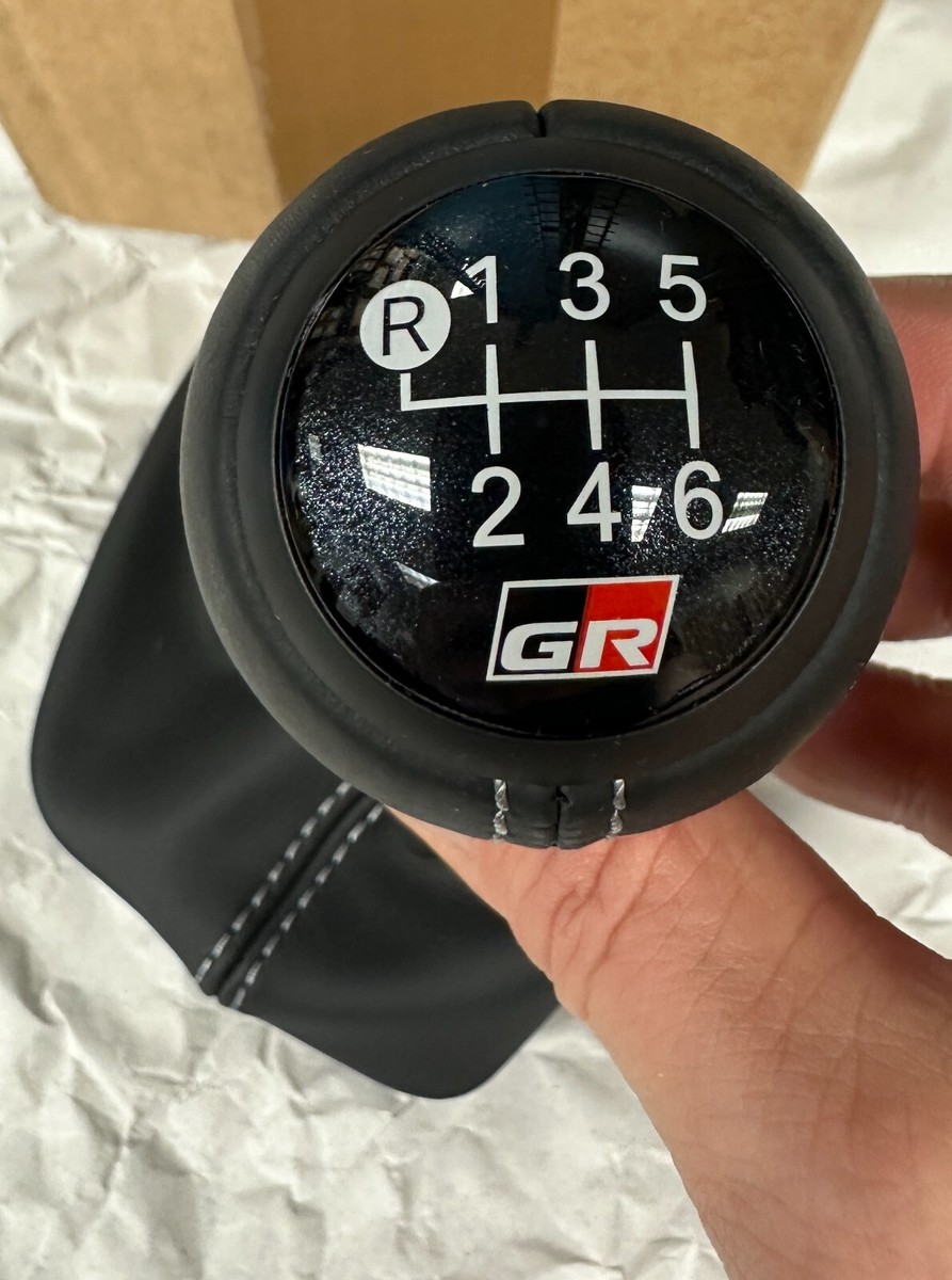 2023-2024 TOYOTA GR SUPRA SHIFT KNOB / BOOT 6-SPEED MT OEM FROM
