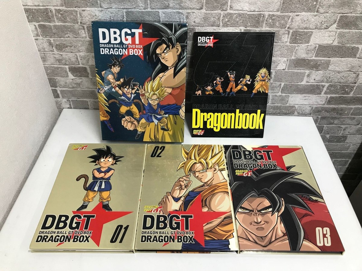 DRAGON BALL DVD BOX DRAGON BOX GT DBGT AKIRA TORIYAMA GOKU GOHAN