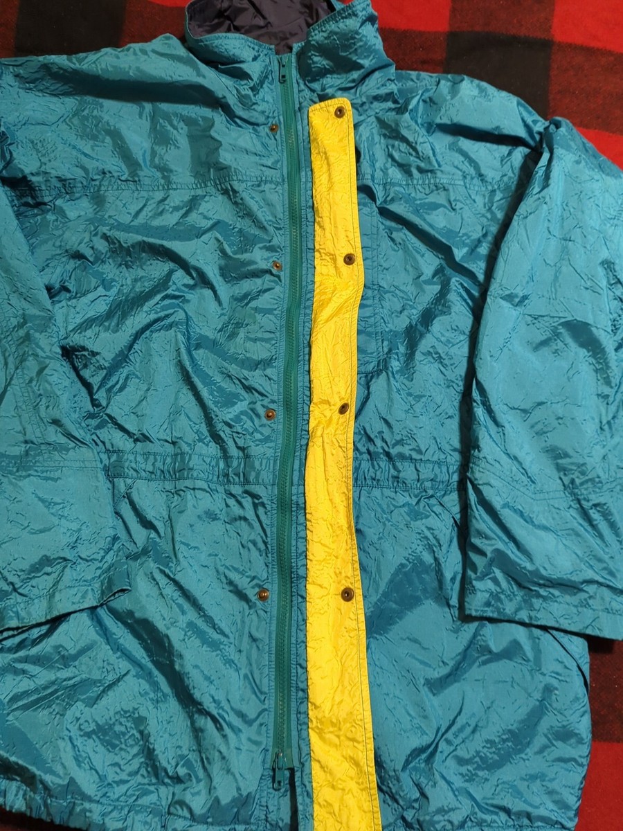 Vintage 80s Eddie Bauer Jacket Full Zip Lightweight Windbreaker XL