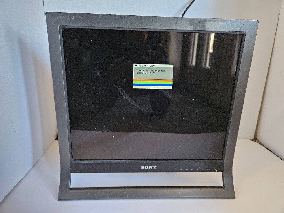 Sony SDM-HS95P XBrite LCD Monitor Screen 19” 1280X1024 w Power