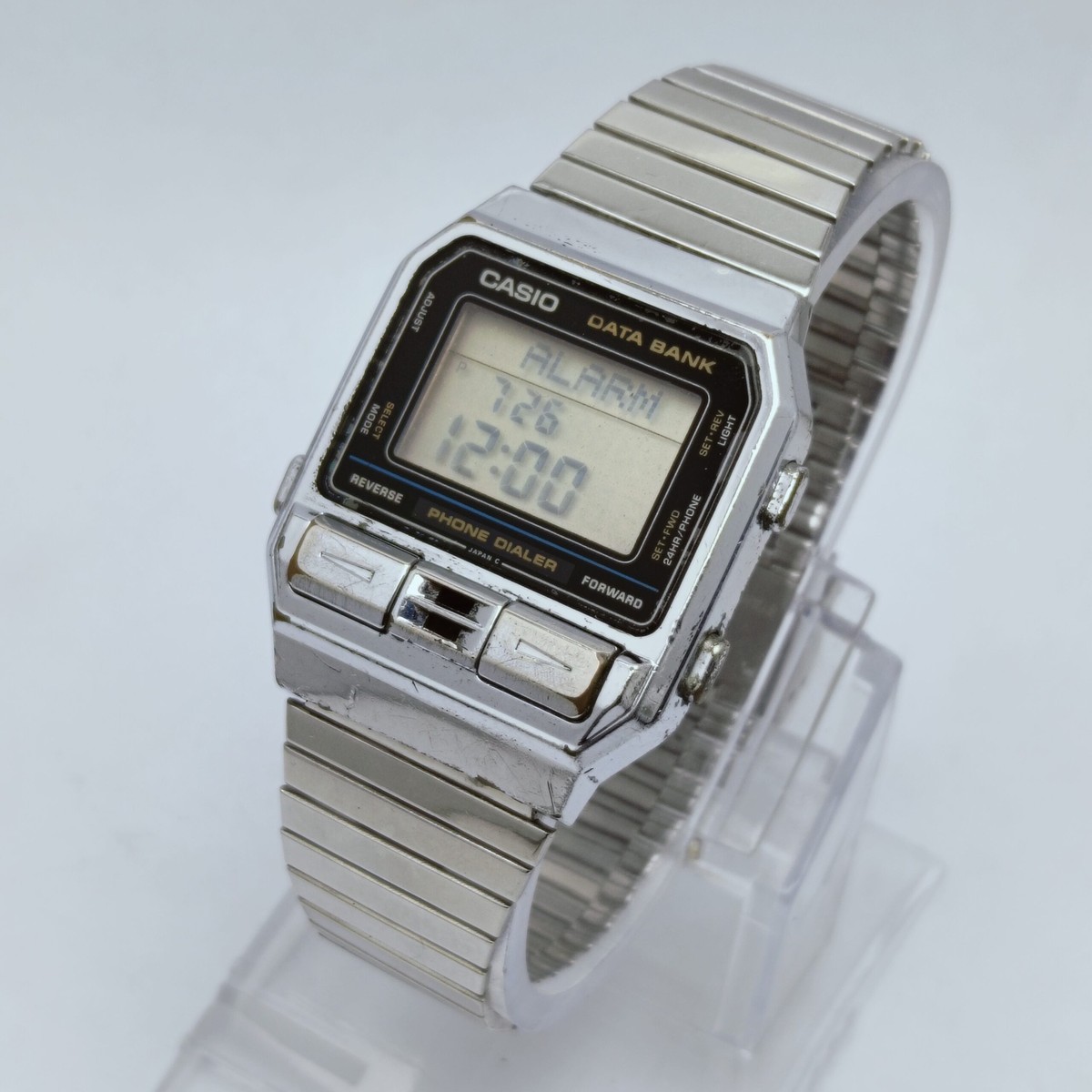 Casio DBA-800 Data Bank Phone Dialer 555 Quartz Vintage Watch