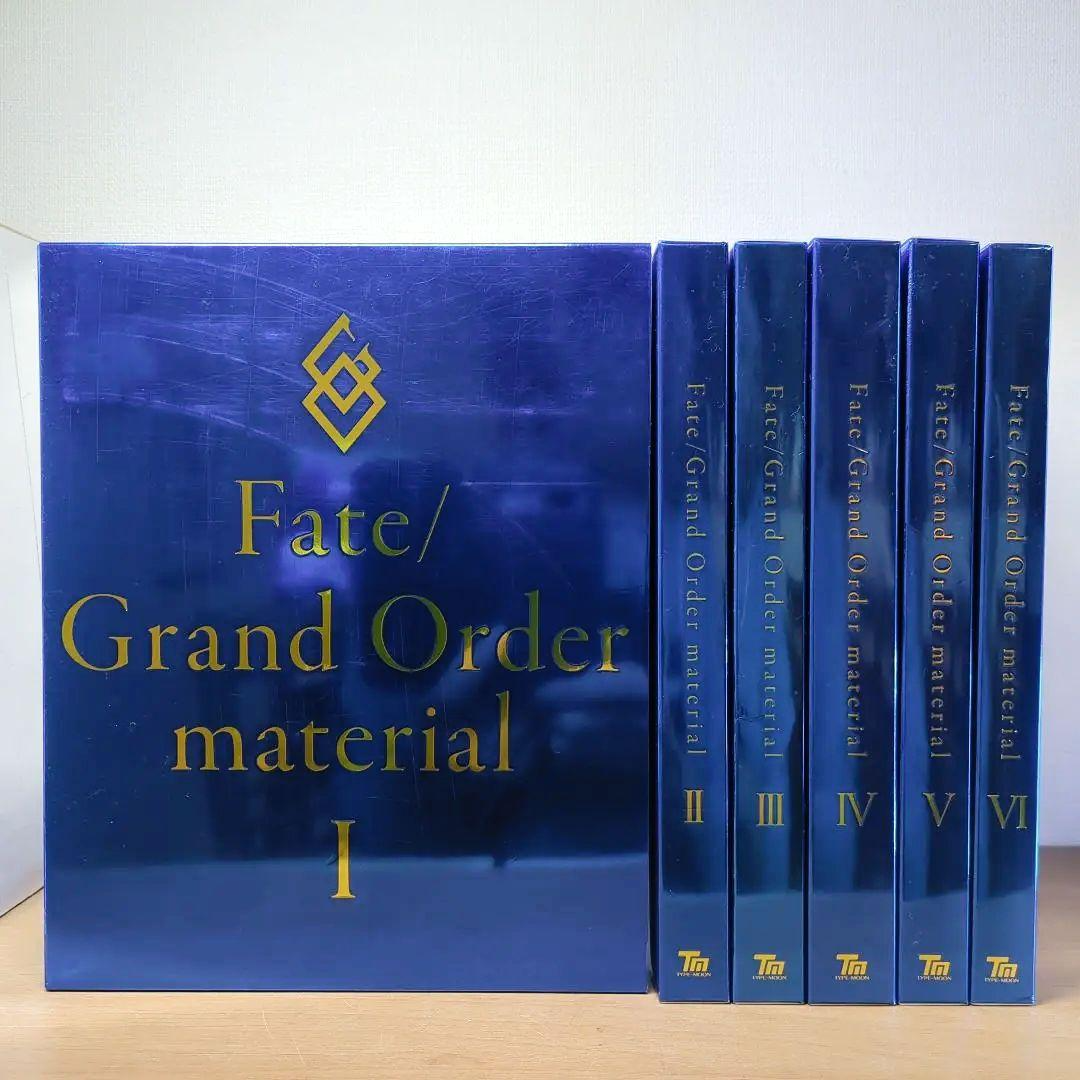 Fate Grand Order Material 1 - 6 I - VI Set FGO Character Art Book