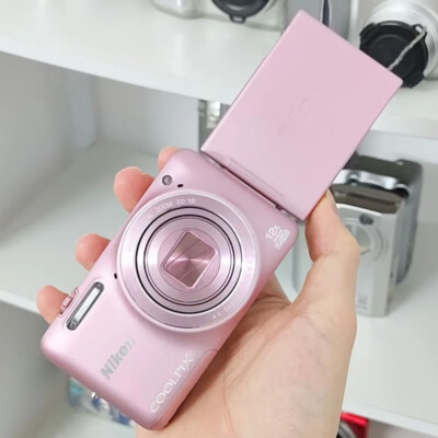 Nikon COOLPIX S6600 Pink 16.0MP Digital Camera 12x Zoom Flip