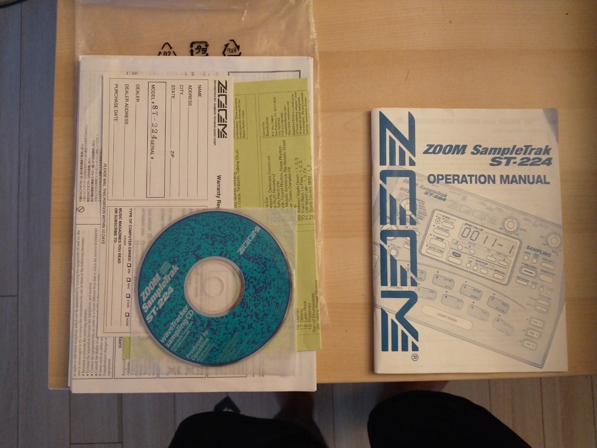 Zoom ST-224 SampleTrak Sampler for sale online | eBay