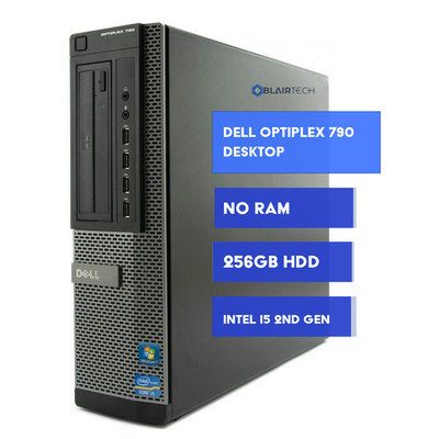 Dell OptiPlex 790 Vintage Desktop PC - Intel i5 2nd Gen - 256GB