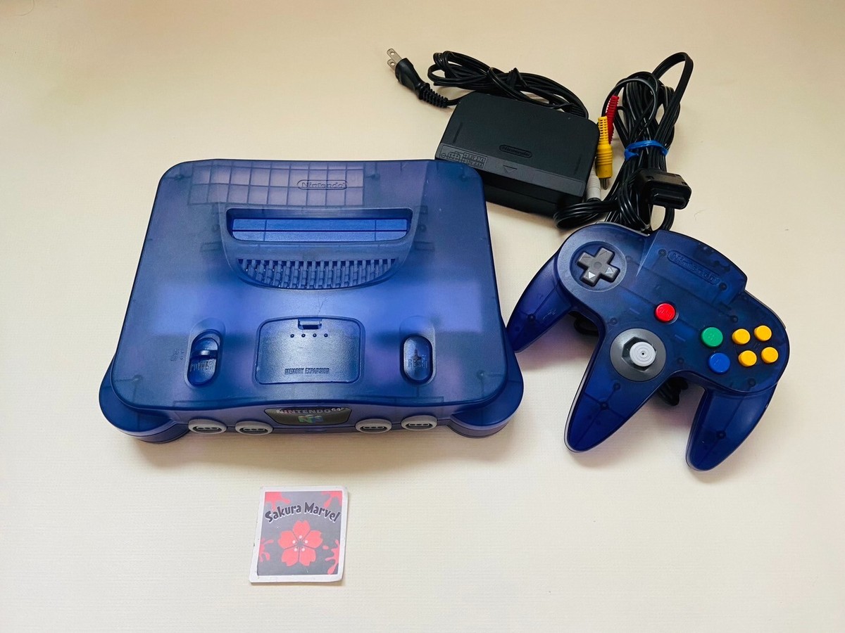 Nintendo 64 Limited Color Midnight Blue console system N64 Japan