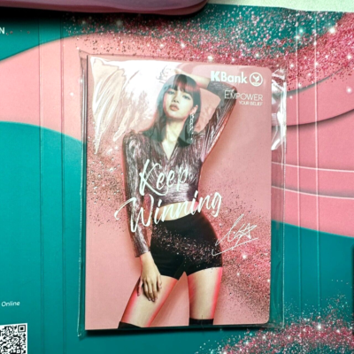 Rare Lisa Blackpink KBank x BLACKPINK Collection Card Thailand