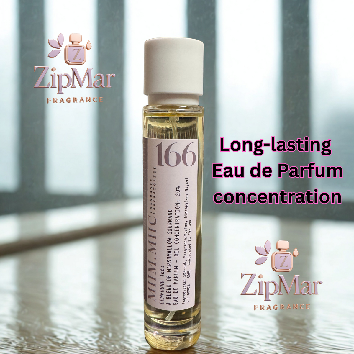 No 166 MARSHMALLOW GOURMAND Eau De Parfum Miim.Miic Fragrance