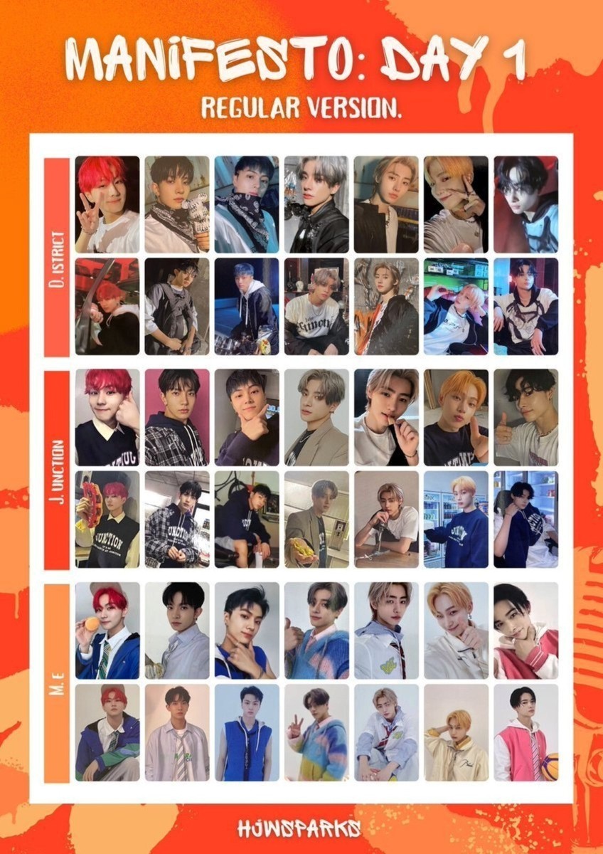 HEESEUNG ENHYPEN MANIFESTO : DAY1 official Photo card D J M