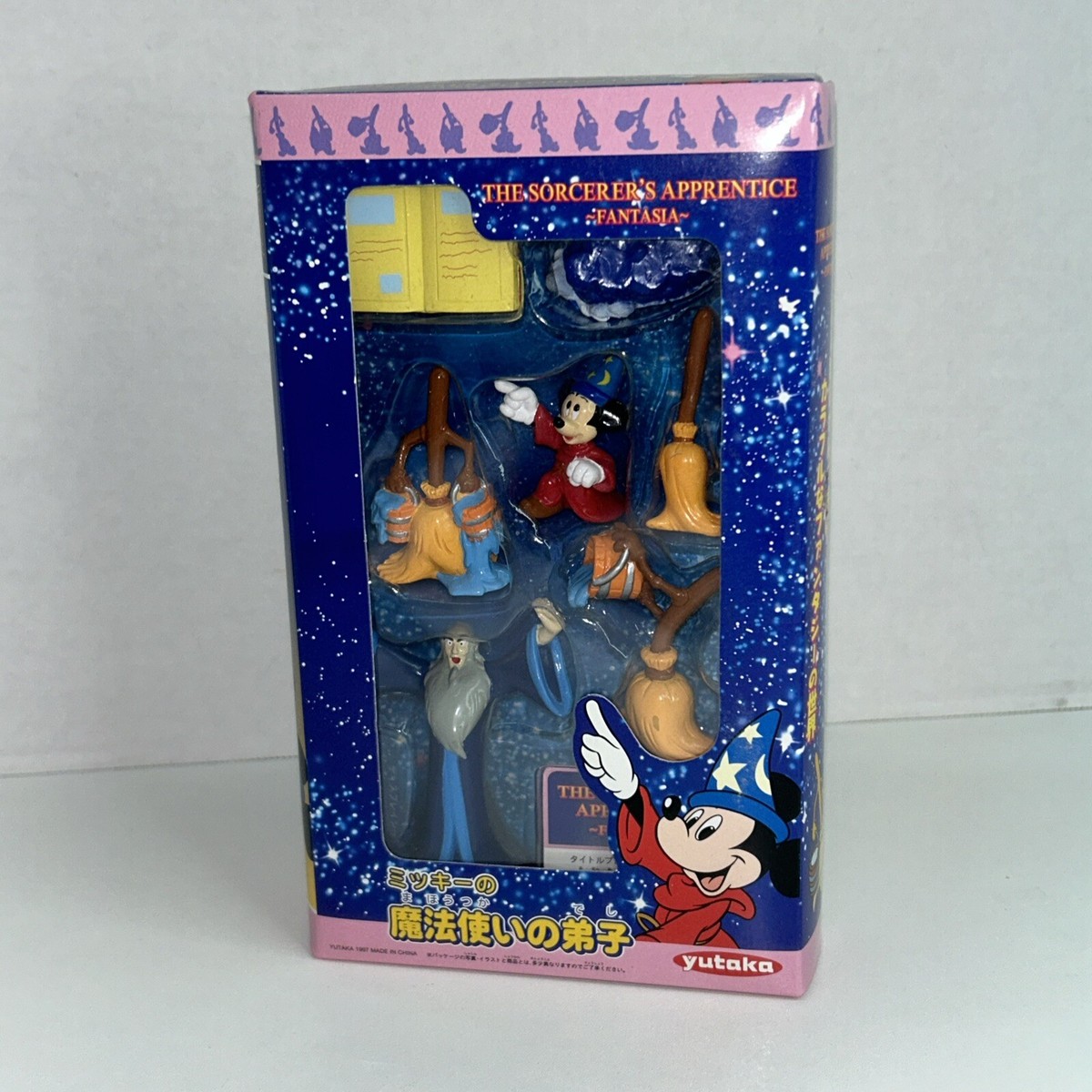 Sorcerers Apprentice Walt Disney Fantasia figure set Yutaka Mickey