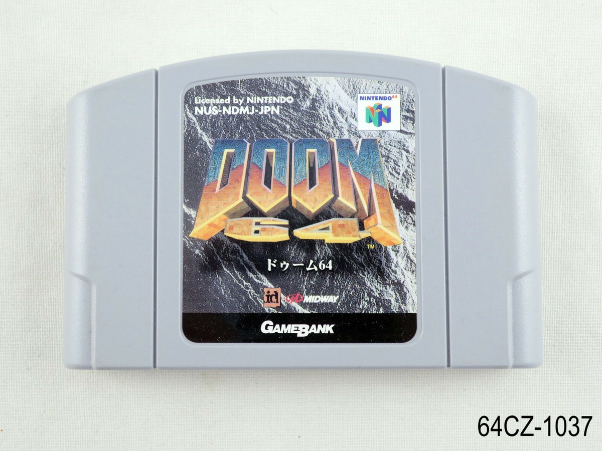 Doom 64 Nintendo 64 Japanese Import Cart only Japan JP US Seller