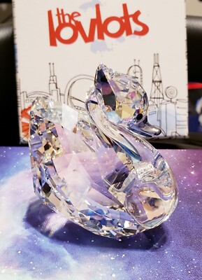 Swarovski Audrey The Swan Lovlots Crystal - 1128901 Retired | eBay