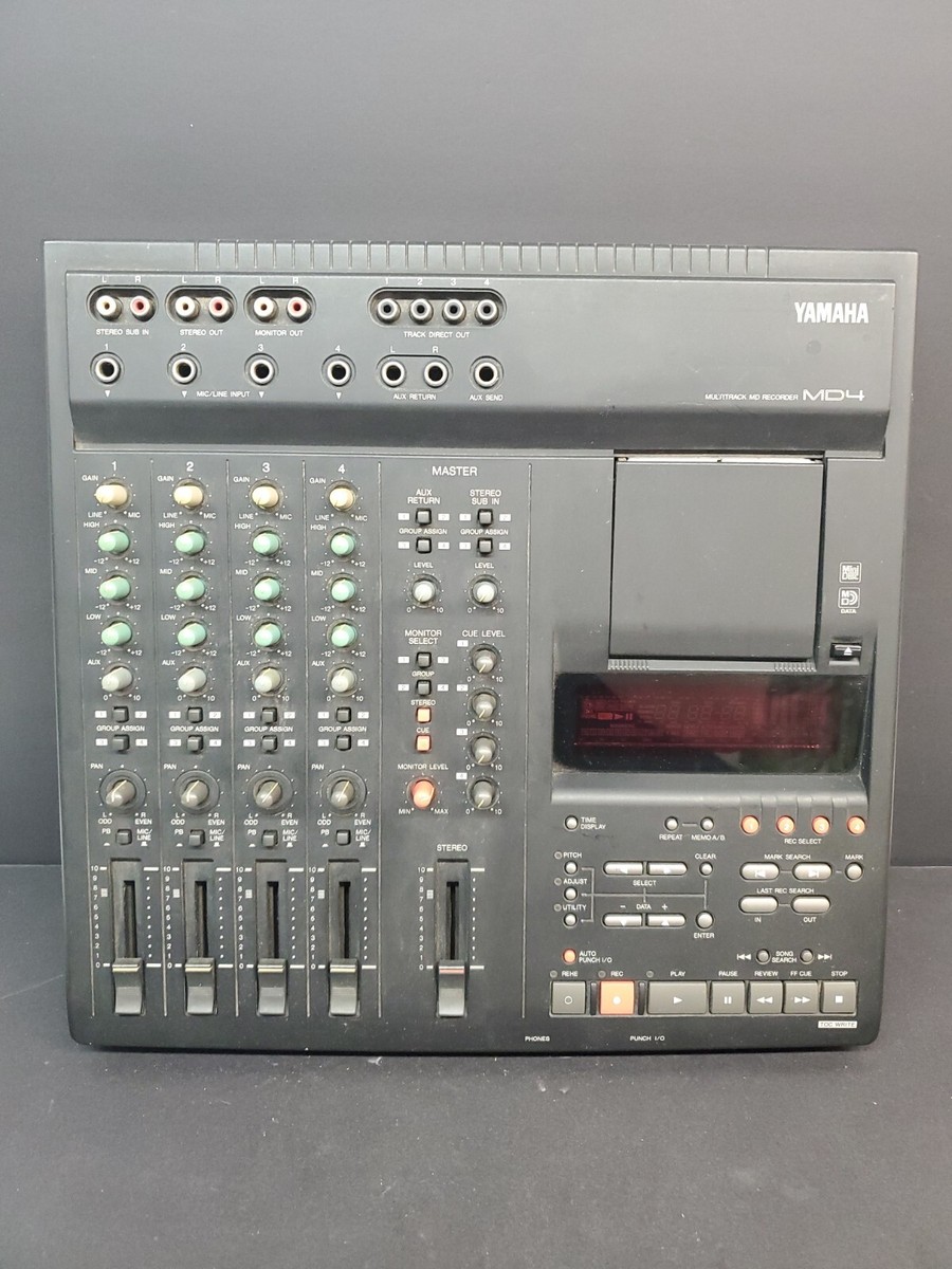 Yamaha MD4 Multitrack MiniDisc Recorder Made in Japan Oct 96