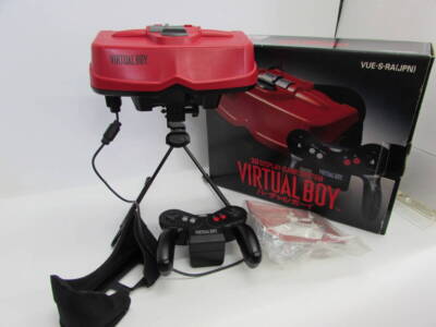 Nintendo Virtual Boy 3D Display Game System Console | Working