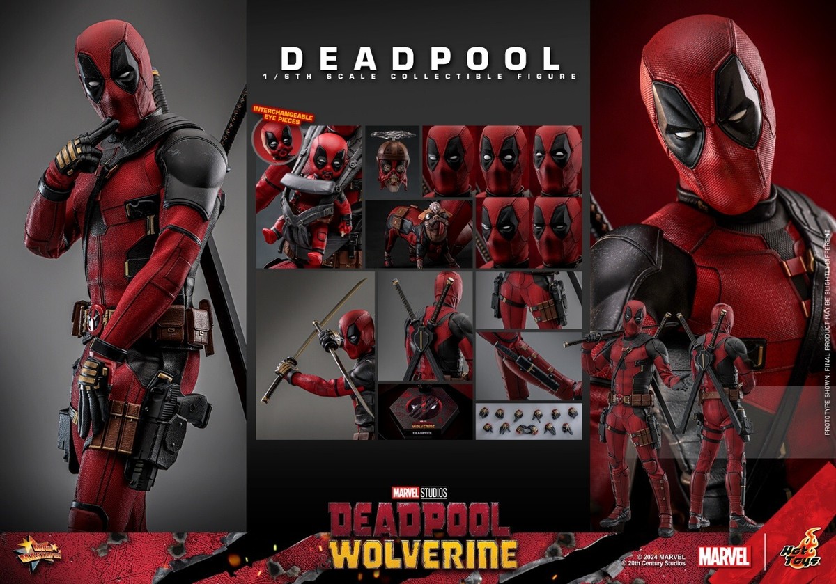 1/6 HOT TOYS MMS746 Deadpool & Wolverine Deadpool Wade Willson