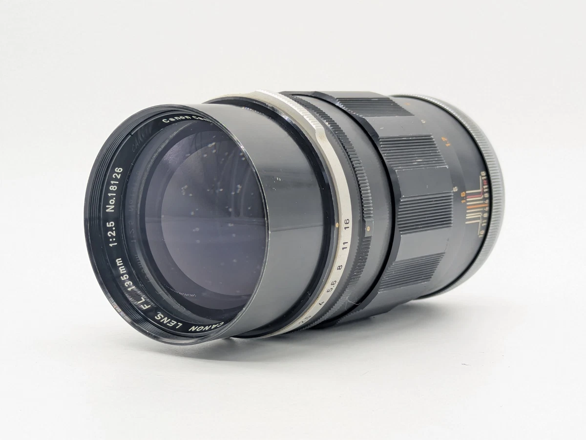 Canon FD Camera Lenses 135mm Focal f/2.5 Maximum Aperture for sale