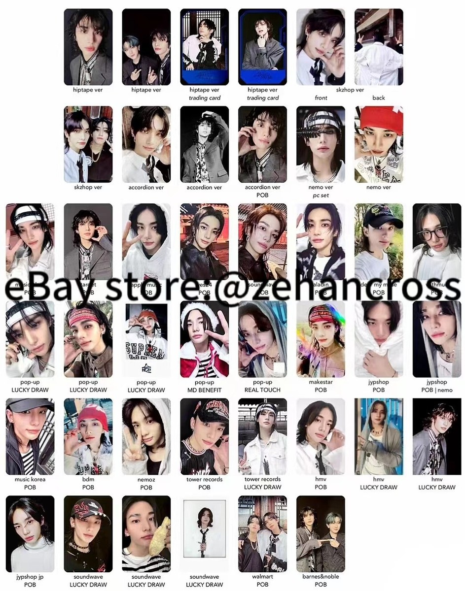 STRAY KIDS HYUNJIN HIPTAPE 合 HOP ALBUM OFFICIAL PHOTOCARD KPOP