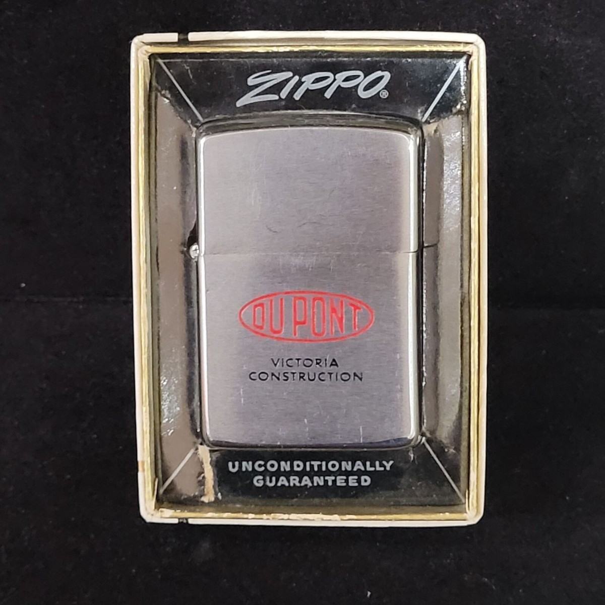 1966 Zippo Lighter DUPONT Victoria Construction All Original | eBay