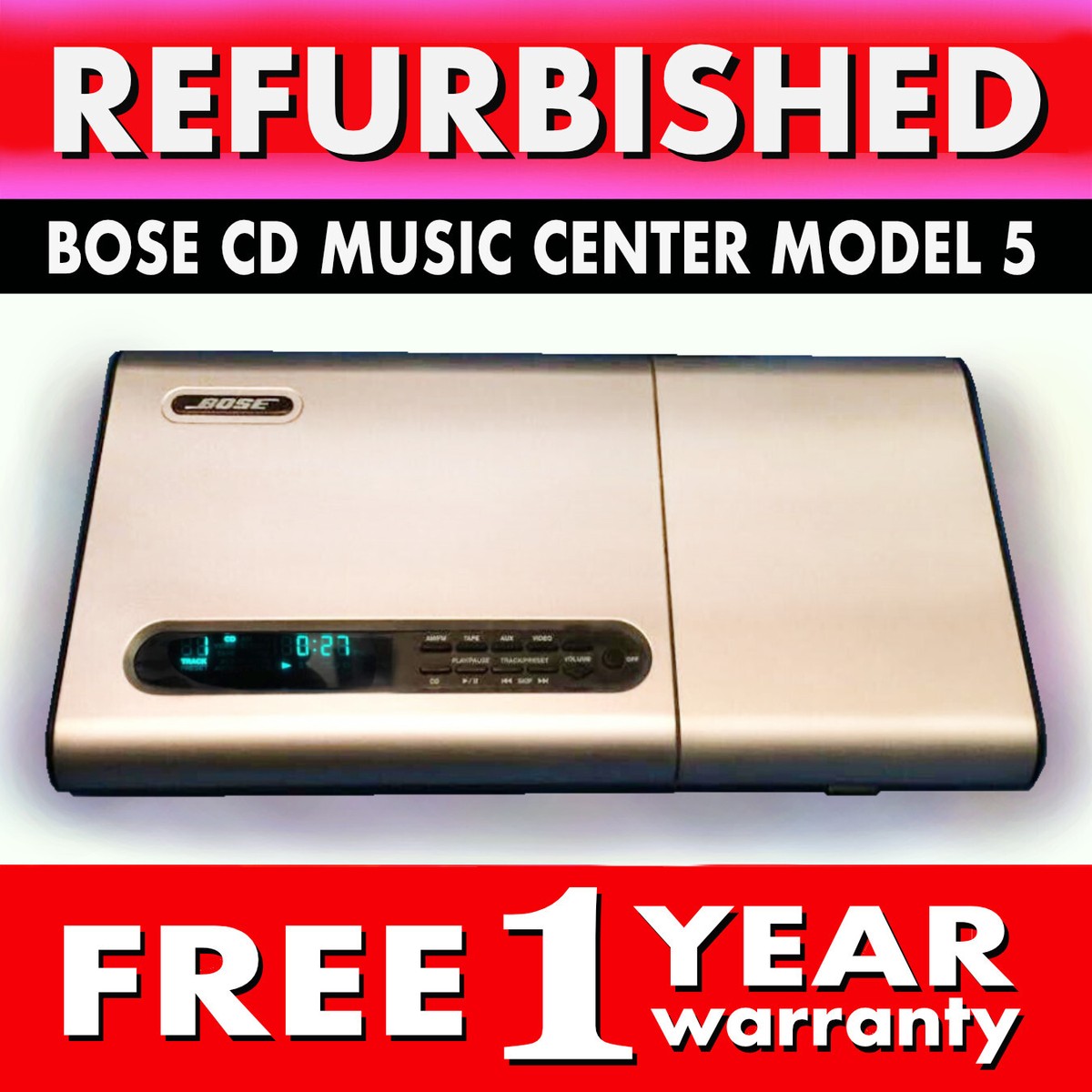 Refurbished Bose Music Center Model 5 AM/FM CD Player for