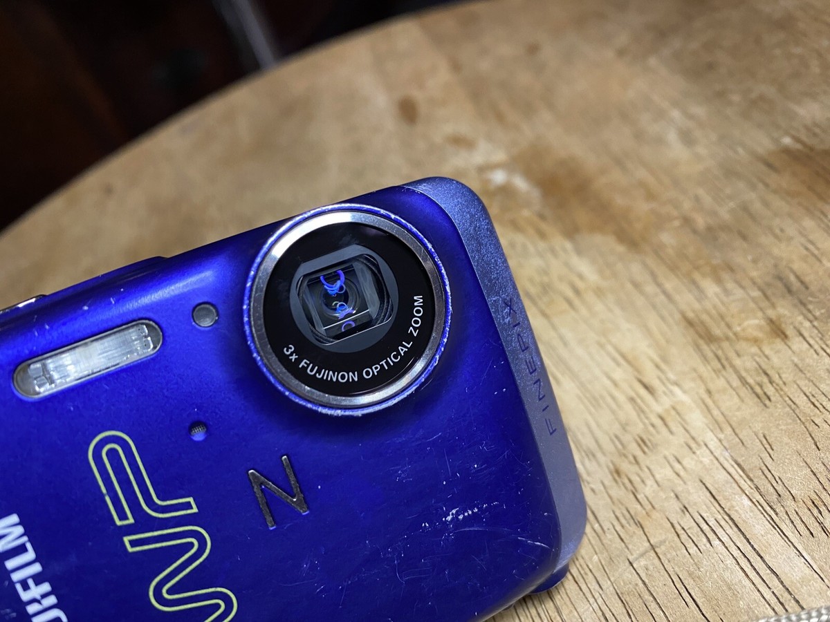 Fujifilm FinePix Z33WP Digital Camera Blue Purple Waterproof