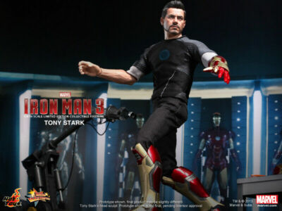 1/6 Hot Toys MMS191 Iron Man 3 Tony Stark Armor Testing Workshop